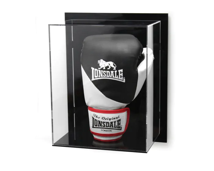 Boxing glove sale glass case