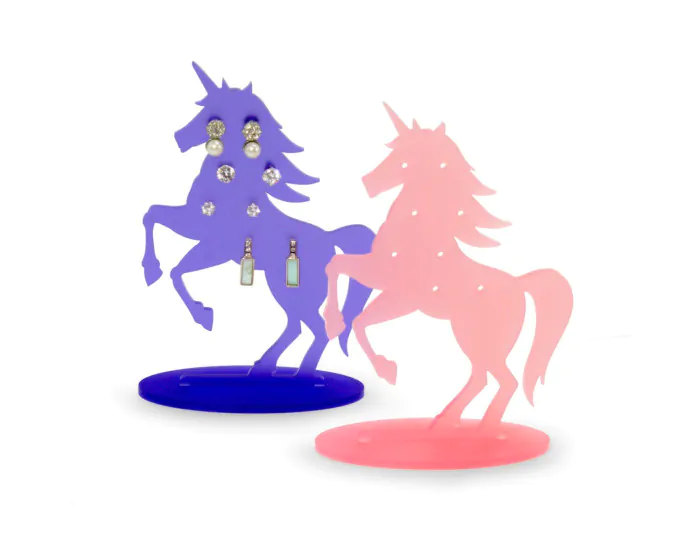 Unicorn earring stand discount