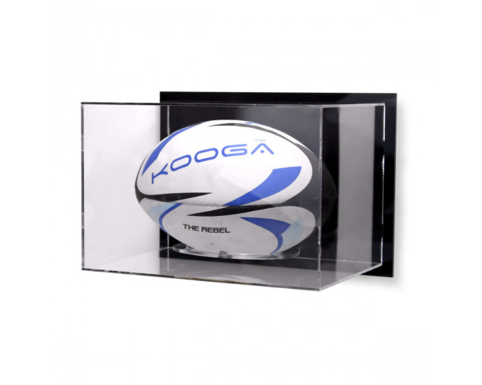 Wall Mounted Rugby Ball Display Case Tielo
